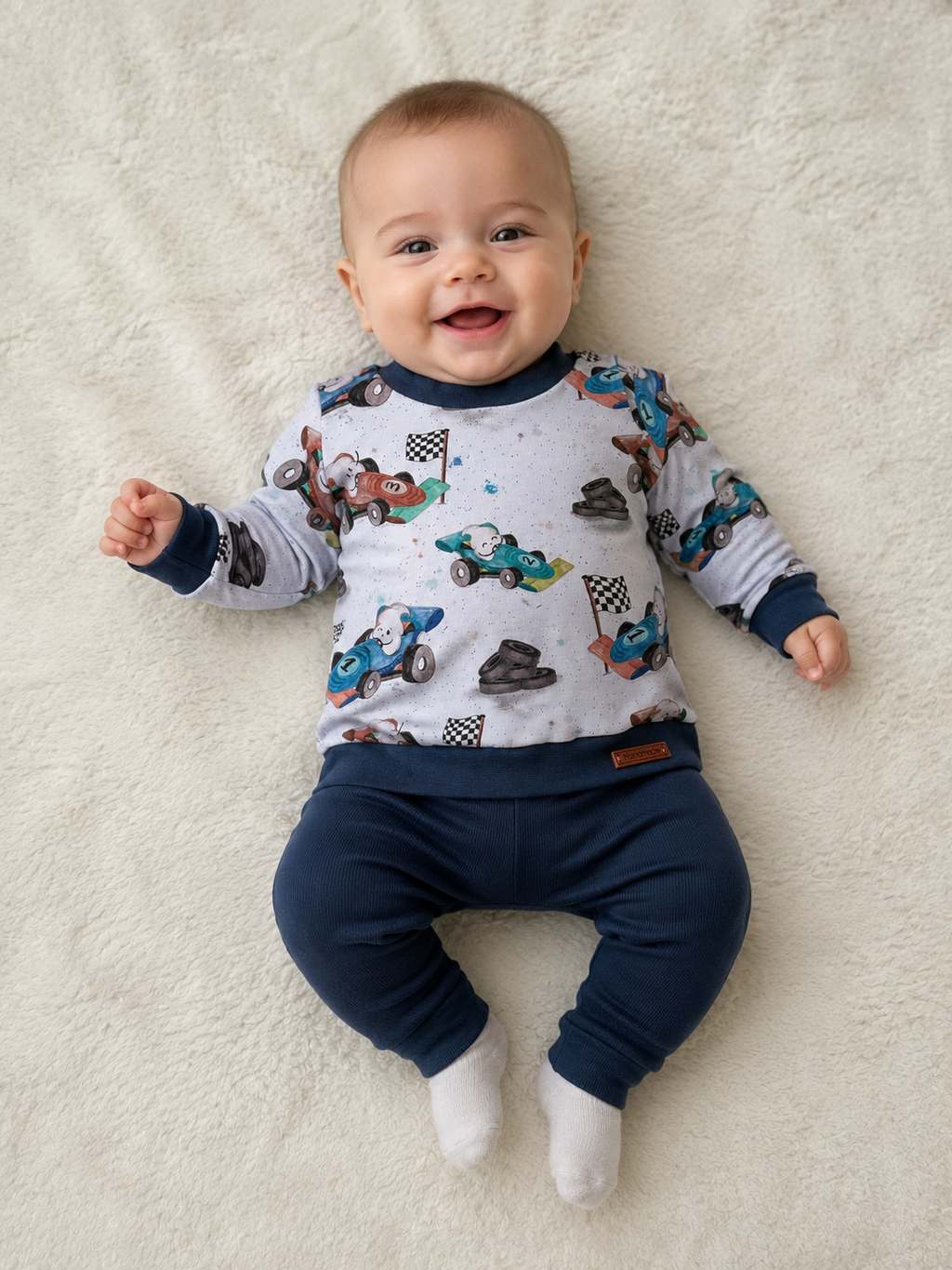"Kleiner Flitzer" - Sweater in 62