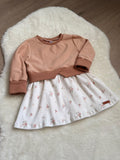 "Sanfter Blütentraum" - Girly Sweater in 92