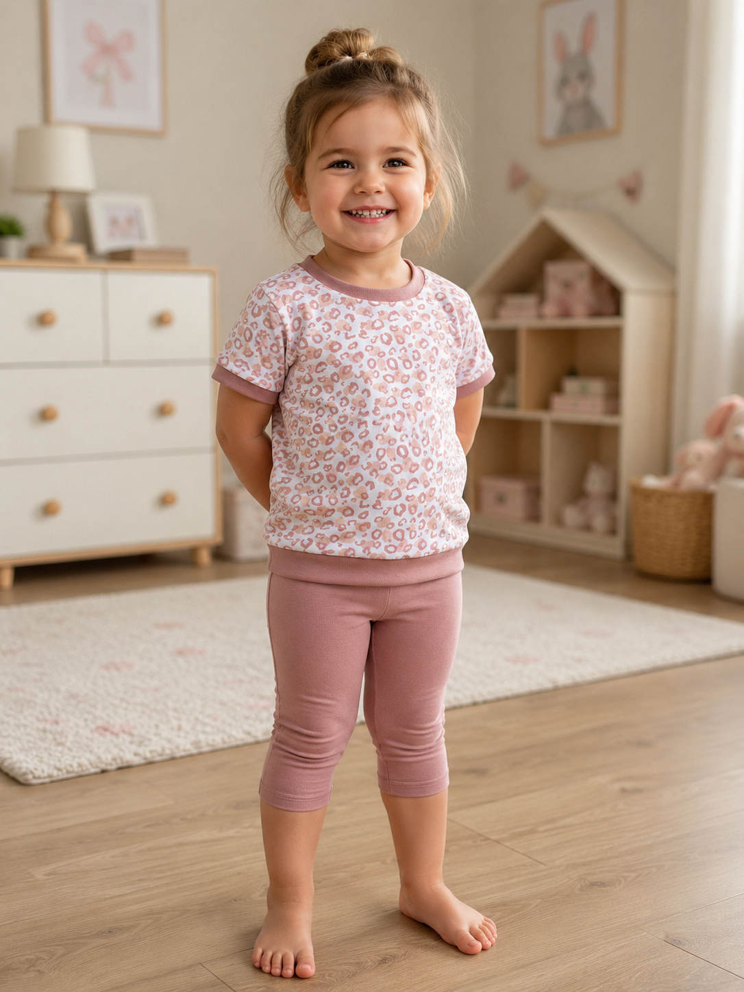 "Little Leo Rosa" - T-Shirt 62-104
