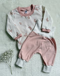 "Rosa Schmetterlinge" - Sweater in 62 und Pumphose in 50/56