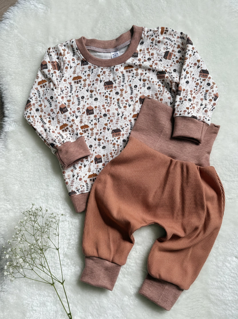 "Sweet Home" - Sweater in 68 und Pumphose in 62/68