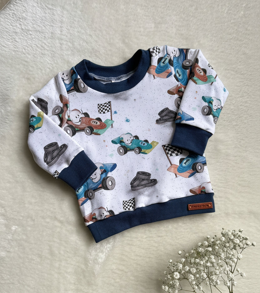 "Kleiner Flitzer" - Sweater in 62