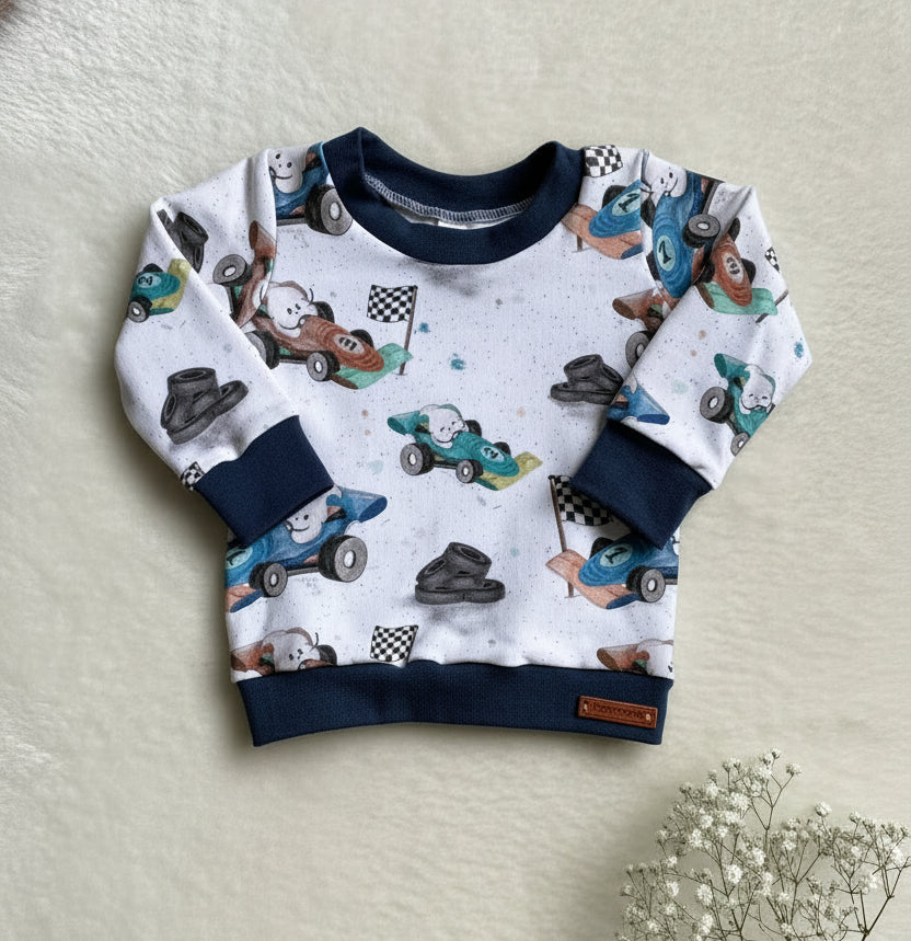 "Kleiner Flitzer" - Sweater in 62