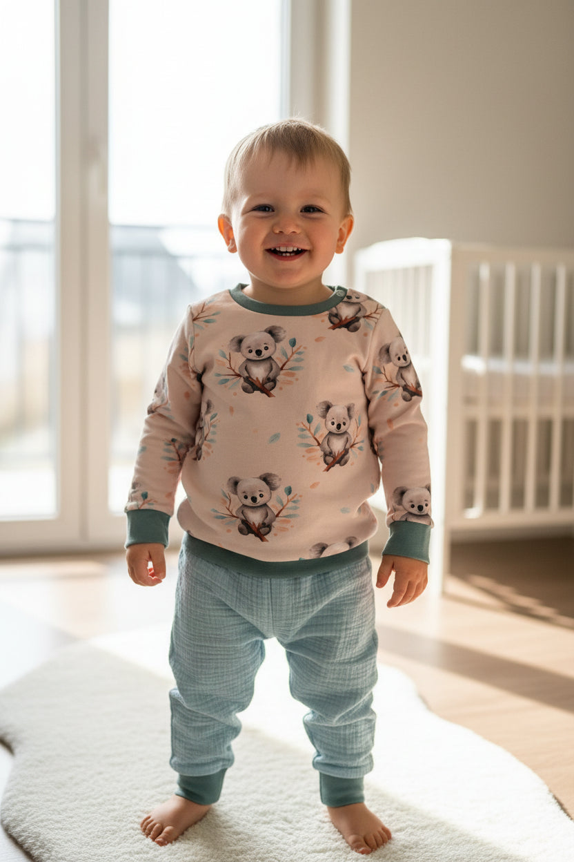 "Sweet Koala" - Sweater in 92 und Pumphose in 86/92