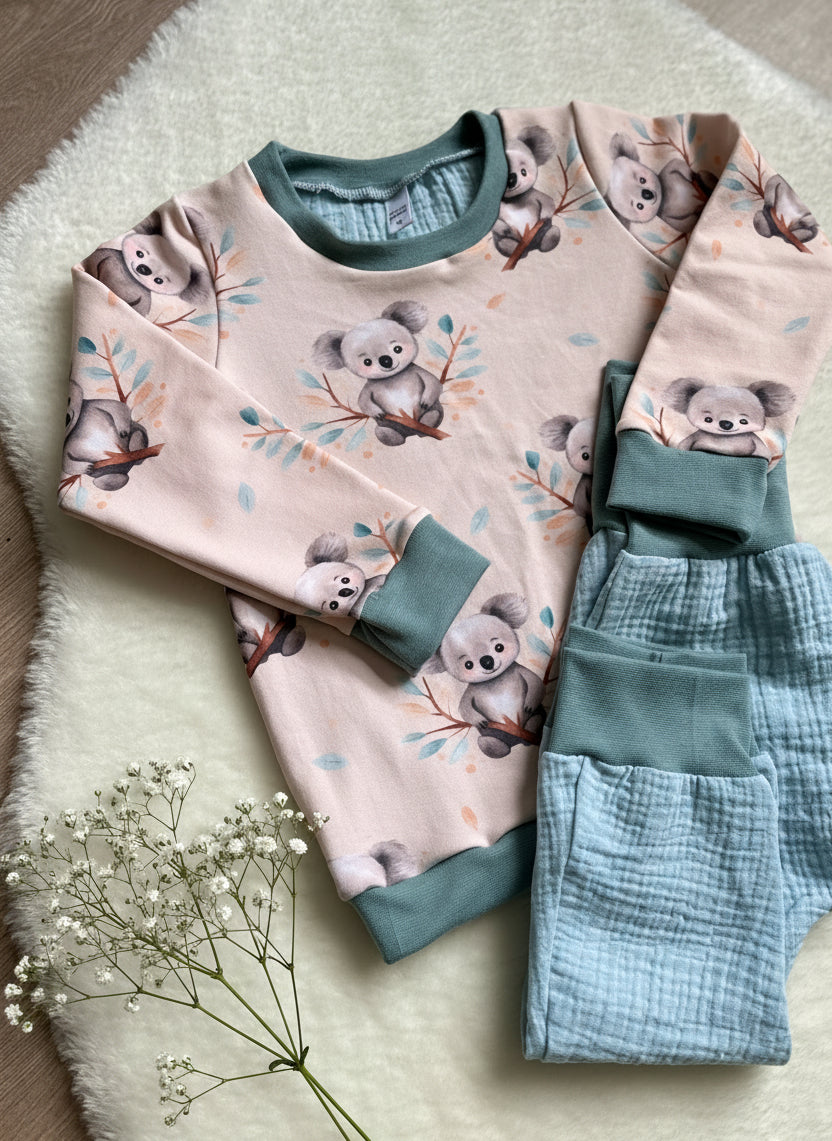 "Sweet Koala" - Sweater in 92 und Pumphose in 86/92