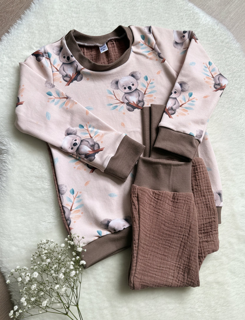 "Sweet Koala" - Sweater in 92 und Pumphose in 86/92