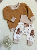 "Baby Lion Musselin" - Sweater in 62 und Pumphose in 50/56