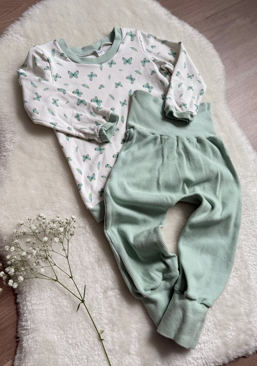 Baby Set mit Schleierkraut